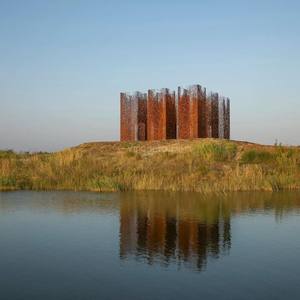 Escultura de Malha de Aço <span class=keywords><strong>Corten</strong></span> Personalizada Vincentaa, Arte ao Ar Livre, Grande Escultura - Product Image 4