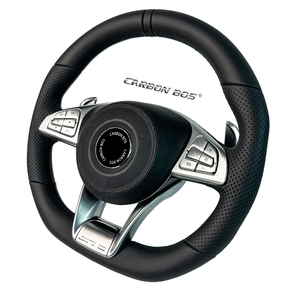 Volante Deportivo de Cuero Personalizado Premium para Mercedes-Benz <span class=keywords><strong>AMG</strong></span> GT63S W221 W222 W205 W204 <span class=keywords><strong>C220</strong></span> GLC CLA W907 W910 - Product Image 5
