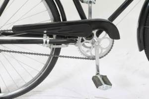 Bicicleta Tradicional Negra <span class=keywords><strong>de</strong></span> 28 Pulgadas para Dama, <span class=keywords><strong>de</strong></span> Una Velocidad, con Horquilla <span class=keywords><strong>de</strong></span> Acero y Pedales <span class=keywords><strong>de</strong></span> Bola, para Adultos Unisex - Product Image 2