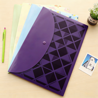 Carpeta de PVC Personalizada, Impermeable, Resistente al Polvo, Duradera y Ligera, para Almacenamiento de Documentos, Oficina y Escuela