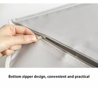 Conteneurs de rangement pliables multifonctionnels en tissu Oxford épais et lavable pour vêtements, gain de place pour armoire et salon