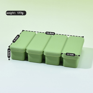 Bac à glaçons en silicone 3D grand format, sans BPA, le plus vendu, écologique, réutilisable, avec couvercle flexible, durable, pour crème glacée - Product Image 4