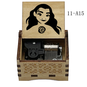 Caja de Música de Madera con Diseño de Anime Ocean Princess, Mecanismo de Cuerda, Regalo Especial para Cumpleaños - Product Image 4