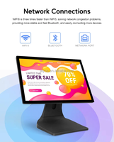 10.1 pouces 15.6 pouces double écran caisse enregistreuse tablette PC tout en un tablette Pos Android point de vente signalisation numérique