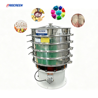 Machine de tamisage vibrante électrique de qualité alimentaire à 1, 2, 3 ou 4 couches pour la farine, l'orge, la terre, les vers de farine et les larves de M. Larviférobacillus (BSF)