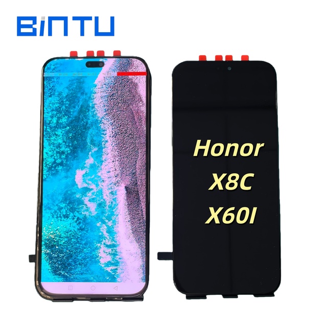 BINTU Screen Assembly Original Mobile Phone Replacement OLED Integrated Display for Honor X8C X60I