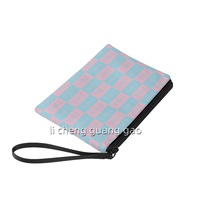 Porte-monnaie de voyage portable de haute qualité avec design personnalisé de l'alphabet grec Gamma Phi Delta Sisters et porte-carte d'identité