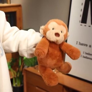 Đồ chơi sang trọng, búp bê khỉ nhỏ dễ thương đáng yêu - Product Image 2