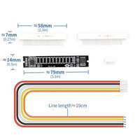 Çift kanal 12 Bit VU metre Stereo amplifikatör kurulu ayarlanabilir ışık hızı LED müzik seviyesi göstergesi modülü DIY elektronik kitleri