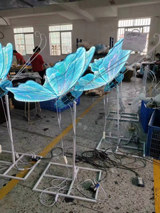 Led ali mobili <span class=keywords><strong>farfalla</strong></span> <span class=keywords><strong>blu</strong></span> rosa viola Led <span class=keywords><strong>farfalla</strong></span> adatta per la decorazione di eventi per feste di nozze - Product Image 2