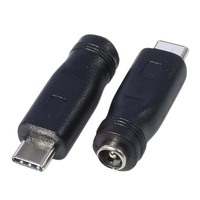 Adaptateur Cantell DC Power Plug USB 3.1 Type C mâle vers DC 5.5mm X2.1mm femelle pour ordinateur portable