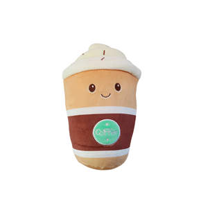 Peluche Marrón Café de 12 Pulgadas, Moderno, con Impresión Digital, para Cumpleaños, Ropa y Accesorios, Modelo NYFY-1250, MOQ 5/10 - Product Image 1