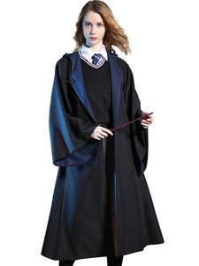 Costume da Cosplay della Casa Ravenclaw di <span class=keywords><strong>Harry</strong></span> <span class=keywords><strong>Potter</strong></span>, Mantello Lungo da Mago con Cravatta per Eventi e Carnevale - Product Image 5