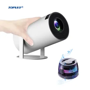 Topleo HY300 Mini LED Smart Projektor Scheinwerfer elektrische tragbare Bildschirm Licht Laser 4k Mini Projektor