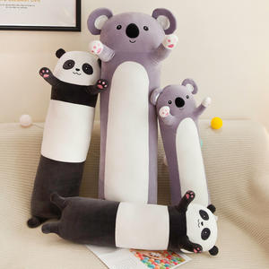 Peluches géantes longues panda et koala Figural Jouets en coton PP Comforter for Girls Birthday Gift Sleeping Cushion for Children - Product Image 2
