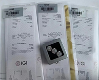Diamante Cultivado en Laboratorio con Certificado IGI, 1 Quilate, Blanco, Corte Redondo, Claridad VVS/VVS1/VVS2, Corte Excelente/Ideal, Color D