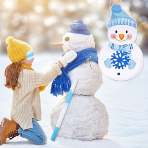 Mùa Đông Snowman Pinata Set Với Stick Bịt Mắt Confetti Màu Xanh Giáng Sinh Pinata Cho Kỳ Nghỉ Sinh Nhật Bên Trò Chơi Trang Trí Nội Thất - Product Image 5