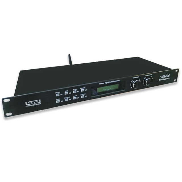 LM2496 Professional Wireless Front-end Effector Digital Audio Processor KTV Microphone Anti-howling Feedback Suppressor