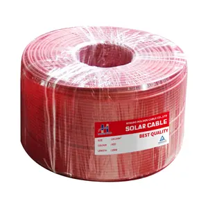 Câble solaire 1000v 1c 2c 35mm2 25mm2 16mm2 10mm2 6mm2 4mm2 2.5mm2 câble dc rru