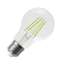 Couleur d'intérieur de 4w 6w 8w a mené la base de l'ampoule de filament de la lumière A60 E26 E27 B22