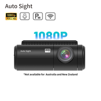 Mini Enregistreur DVR Voiture 1080p Monocanal Avant/Arrière Caméra de Tableau de Bord Enregistrement en Boucle Vision Nocturne Surveillance de Stationnement 24H 4G 12 Mois