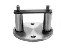 Raccord de tuyauterie de pressage poli de haute qualité, installation facile, SS304 316, design moderne pour balcon et escalier, résistant à la rouille