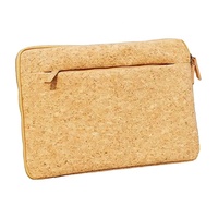 Boshiho personnalisé écologique en liège naturel pochette d'ordinateur de protection étui à fermeture éclair pour ordinateurs Apple MacBook