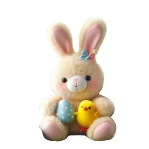 Huevos de conejo de Navidad de Pascua personalizados conejito de Pascua y oso huevo de Pascua de peluche y Peluche