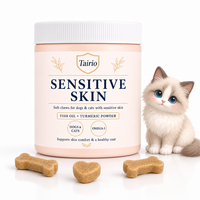 Friandises Tendres Quotidiennes pour Chiens et Chats Contre les Allergies, au Colostrum Bovin et Probiotiques, pour les Allergies Saisonnières et les Démangeaisons Cutanées, Formule Vétérinaire Naturelle ODM