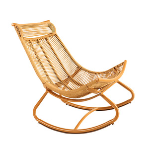 Sillas de salón para exteriores, tumbonas para adultos, balcón de ocio, mecedora, reclinable, mecedora tejida, silla de ratán para <span class=keywords><strong>siesta</strong></span> para ancianos - Product Image 1