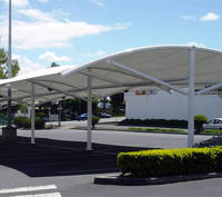 Structure en acier préfabriquée à faible coût, charpente en acier, conception de parasol pour parking de voitures