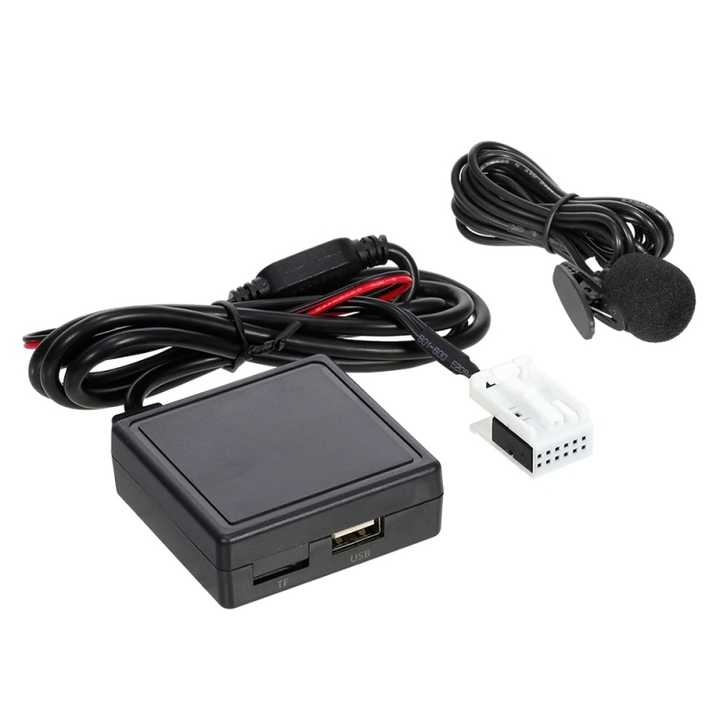 プジョーカーブルートゥースアダプター用、3.5MM AUX USB 