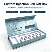 Lot de boîtes d'emballage pour stylos à insuline en gros, flacons en verre à capacité personnalisée, fourniture de pièces de rechange pour corps de stylo