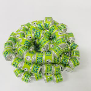 2024 Veelkleurige Duivenvoet Met Woord Voetring Hoge Kwaliteit Duurzame Vogelring Huisdier Vogel Markering Ring // - Product Image 2
