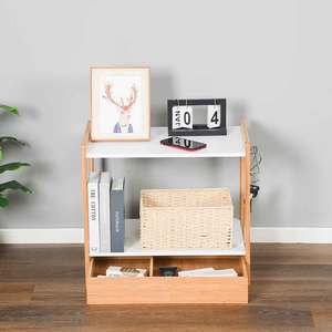 Phong cách tối giản nhà bếp phòng khách đồ nội thất MDF lò vi sóng giá với ngăn kéo và móc cho lưu trữ tổ chức - Product Image 4