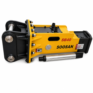 For SB40 <b>Hydraulic</b> <b>Breaker</b> Yellow Construction Mining Equipment for 4-7 Ton Excavators 295kg 1 Year Warranty - Product Image 1