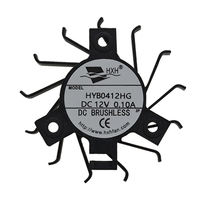 Ventilateur axial sans cadre électrique 12V 4010-1, pales en plastique, 40x40x10mm, roulement à billes, durée de vie de 70 000 heures, OEM/ODM