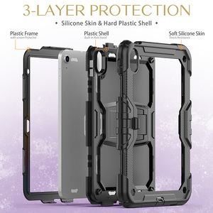 Coque en silicone solide avec béquille et ceinture d'épaule <span class=keywords><strong>pour</strong></span> iPad 10e génération 10.9 pouces 2022 - Product Image 4