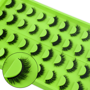 Cils en Faux Vison Personnalisés en Gros, Nouveaux, Ultra-doux, Bande Complète, Super Fins, 3D, Réutilisables, en Cheveux Synthétiques, Effet Naturel Œil de Chat - Product Image 3