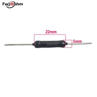 Résistance haute tension non inductive HVR80AK2205 à film épais et glaçure de verre, 1M 5M 200k 4M 500M 1G