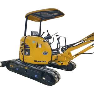 Mini-excavatrice sur chenilles PC20MR, garantie 1 an, comprend les composants principaux : moteur, pompe, engrenage, PLC, godet de 0,18 m de hauteur - Product Image 1