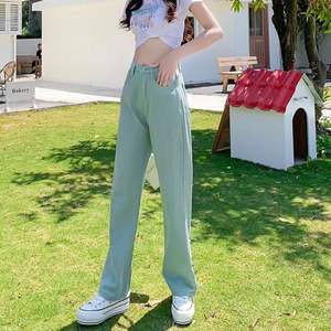 مجموعة ملابس للسيدات نحيفة دينم قطن مطاطي جينز صيني مخزون الكثير بنطلون نسائي أزياء السيدات جينز - Product Image 3