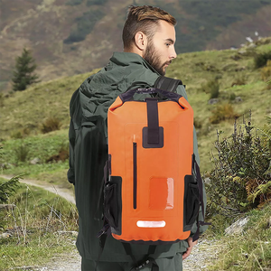 Customized Waterproof Floating <b>Backpack</b> Hiking Travel Heavy Duty Outdoor Mountaineering Dry Bag Separation PVC Dry Pack - Product Image 5
