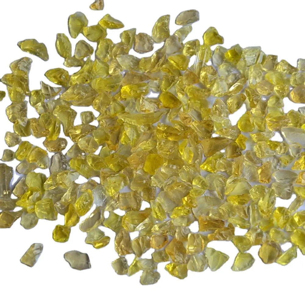 100% Gerecycled Decoratieve Verpletterd Glas Gravel Chips