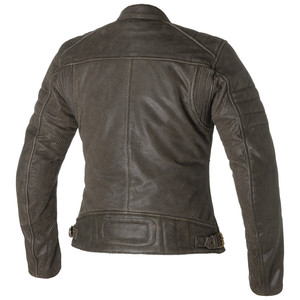 Women's <b>summer</b> leather <b>motorcycle</b> <b>jacket</b> Carbide SOLARIS LADY CE Certified Brown S - Product Image 2