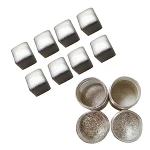 Brand Mcess FREE SAMPLES sparkling mirror micro silver strong metallic effect different size for watercolor paint pigment