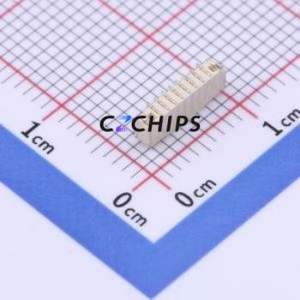 WAFER-0.8-8PLB Wire-to-Board Pin Header SMD,P=0.8mm Connector 1x8P 0.8mm Vertical Mount 8P - Product Image 2