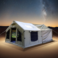 Tente Gonflable de Luxe 2026 pour Camping Extérieur, Imperméable, Coupe-Vent et Durable, Modèle 8+8