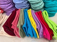 Hoge Kwaliteit Mid-Length Katoenen Yoga Sokken Voor Jeugd Antislip Logo Patroon Voor Pilates Dance Aerobics Zomersporten