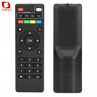 Télécommande de qualité supérieure pour Smart TV Box X96 avec fonction d'apprentissage pour Android TV Box 4K en matériau ABS